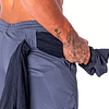 Bermuda 2 Em 1 Short Duplo Esportivo Com Bolso Academia Run - Image 4