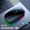 Mouse Sem Fio Recarregável Wireless Óptico LED RGB Ergonômico - Image 2